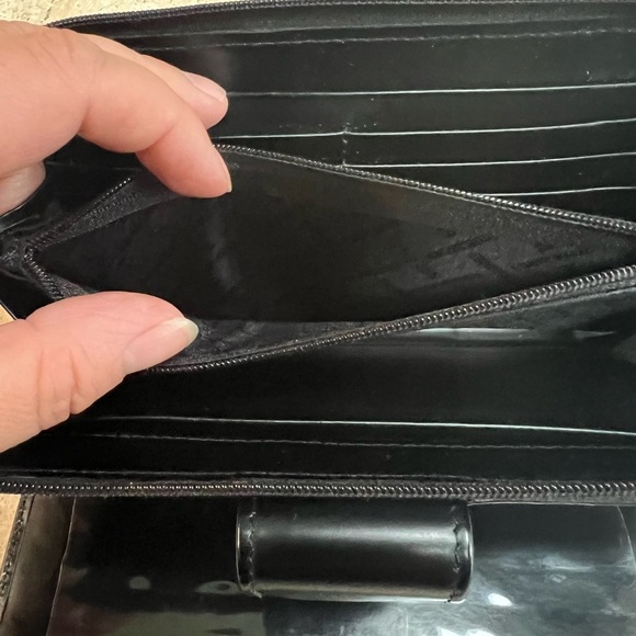 Vintage Eddie Bauer Genuine Leather XL Wallet Black Leather - Picture 8 of 8